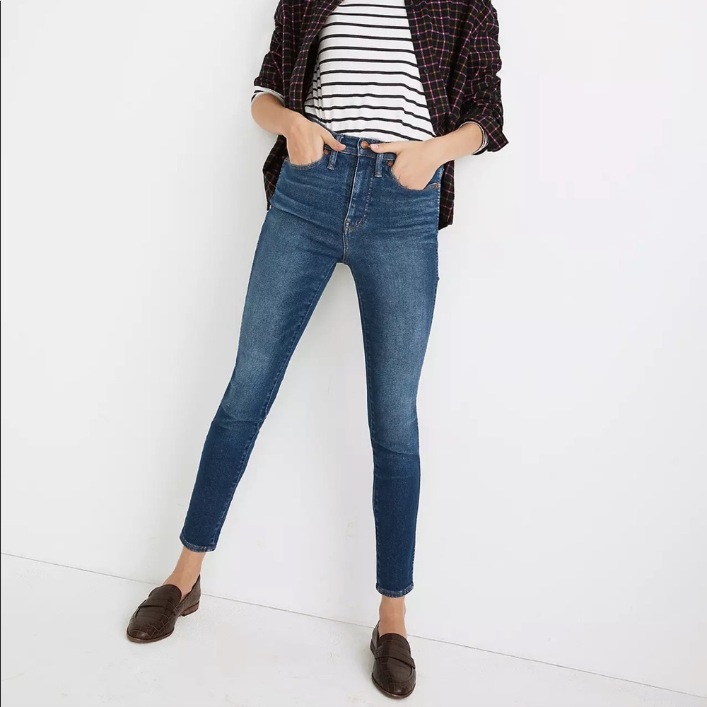 Madewell New 10” High-Rise skinny jeans size 24
